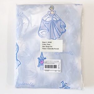 NEW Disney Cinderella percale drape and valence set